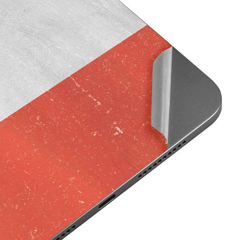 Peru Flag Distressed Apple iPad Mini Skin